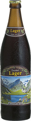 Das Bier Appenzeller Lager Dunkel wird hier als Produktbild gezeigt.