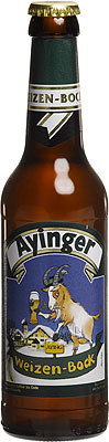 Das Bier Ayinger Weizen-Bock wird hier als Produktbild gezeigt.