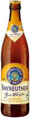 Das Bier Bayreuther Bio-Weisse Naturtrüb wird hier als Produktbild gezeigt.