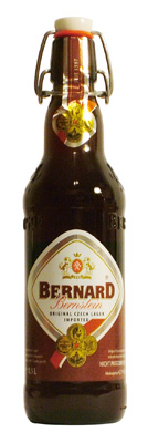 Das Bier Bernard Bernstein Lagerbier wird hier als Produktbild gezeigt.
