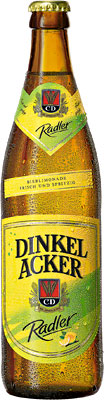 Das Bier Dinkelacker Radler wird hier als Produktbild gezeigt.