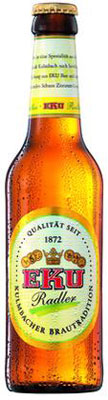 Das Bier EKU Radler wird hier als Produktbild gezeigt.