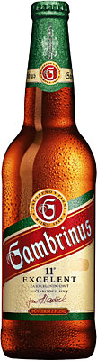 Das Bier Gambrinus 11° Excelent wird hier als Produktbild gezeigt.