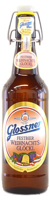 Das Bier Glossner Festbier Weihnachts-Glöckl wird hier als Produktbild gezeigt.