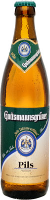 Das Bier Gottmannsgrüner Pils wird hier als Produktbild gezeigt.