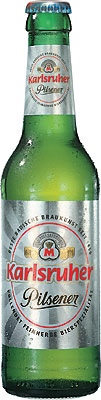 Das Bier Karlsruher Pilsener wird hier als Produktbild gezeigt.