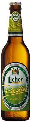 Das Bier Licher Radler Limone wird hier als Produktbild gezeigt.