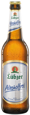 Das Bier Lübzer Alkoholfrei wird hier als Produktbild gezeigt.