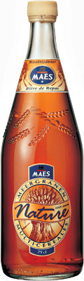 Das Bier Maes Nature wird hier als Produktbild gezeigt.