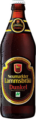 Das Bier Neumarkter Lammsbräu Dunkel wird hier als Produktbild gezeigt.