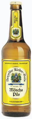 Das Bier Neuzeller Kloster-Bräu Mönchs Pils wird hier als Produktbild gezeigt.