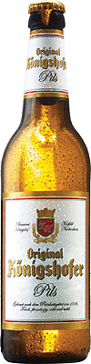Das Bier Original Königshofer Pils wird hier als Produktbild gezeigt.