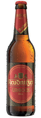 Das Bier Reudnitzer Heller Ur-Bock wird hier als Produktbild gezeigt.