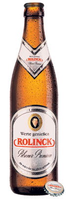 Das Bier Rolinck Pilsener Premium wird hier als Produktbild gezeigt.