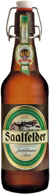 Das Bier Saalfelder Jubiläumsbier wird hier als Produktbild gezeigt.