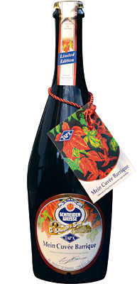 Das Bier Schneider Weisse TapX Mein Cuvée Barrique wird hier als Produktbild gezeigt.