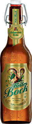 Das Bier Schwaben Bräu Heller Bock wird hier als Produktbild gezeigt.