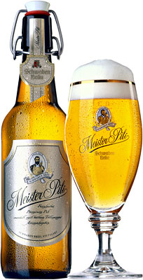 Das Bier Schwaben Bräu Meister Pils wird hier als Produktbild gezeigt.