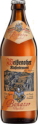 Das Bier Weißenoher Klosterbrauerei Bonator Doppelbock wird hier als Produktbild gezeigt.