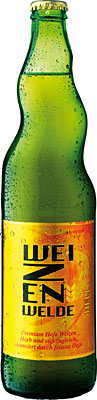 Das Bier Welde Weizen Hell wird hier als Produktbild gezeigt.